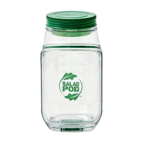 Prepara Microwaveable Salad Pod Glass Food Container Leakproof 1.06L