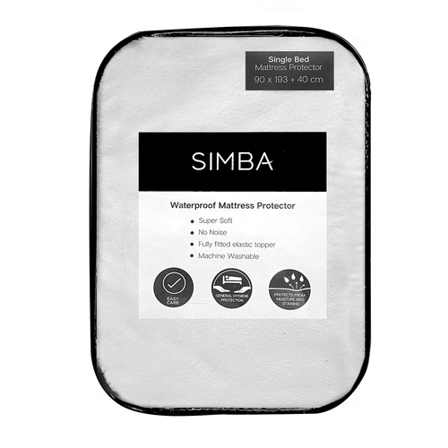 Simba Single Bed Water Proof Polyester Mattress Protector