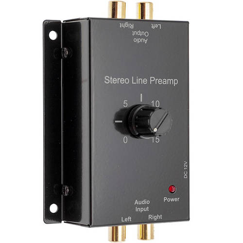 Pro1327 Stereo Audio Line Preamp/ Pre-Amp/ Pre Amplifier Gain Control  0-15Db