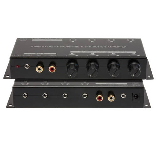  4 Way Stereo Headphones Distribution Power Pa Amplifier