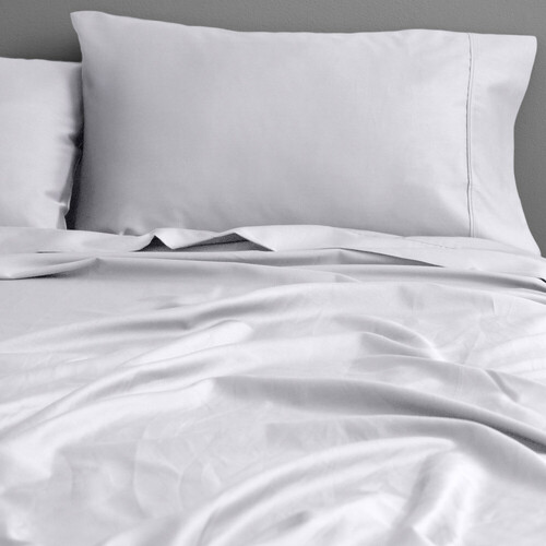 Canningvale Queen Bed Palazzo Royale 1000TC Fitted Sheet Set White