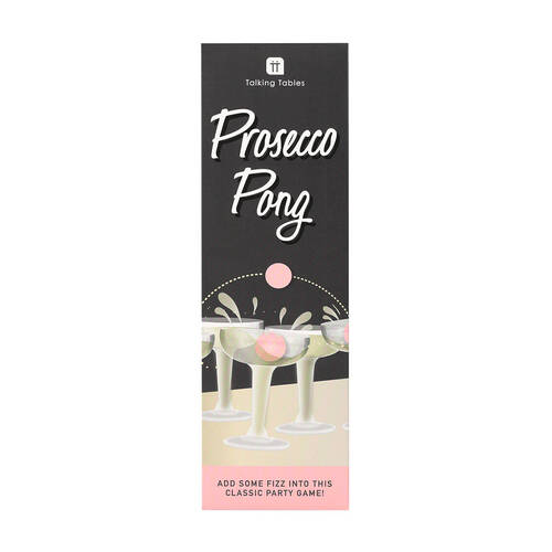 Talking Tables Prosecco Pong Game Kids/Family Interactive Play Black
