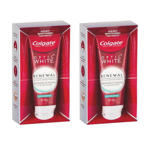 2PK Colgate Optic White Renewal Toothpaste - Lasting Fresh