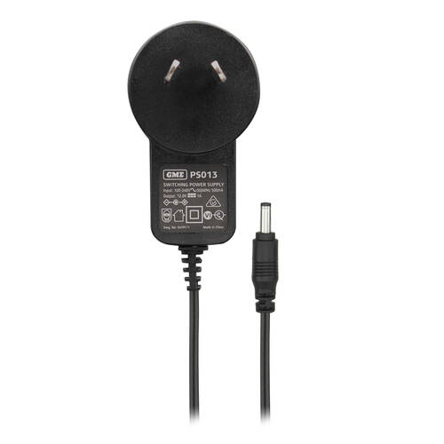 GME 1A 12V DC Output Power Supply Plug Compatible w/ BCD020 BCD021