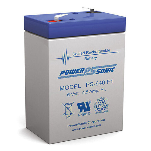 Power Sonic 6V 4.5A SLA Rechargeable Battery