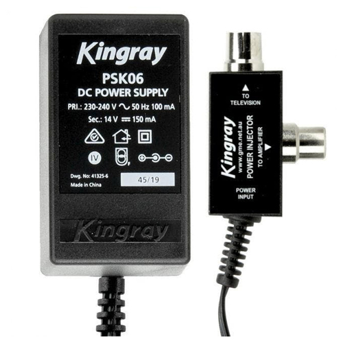 Kingray 14V DC 150MA Power Supply PAL TYPE