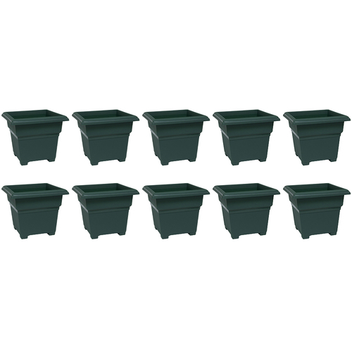 10PK Homeleisure Patio Tub 180mm Green Outdoor Garden 