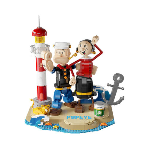 1209pc Pantasy Popeye Popeye w/ Olive Buildable Figure 35.6cm Set 6y+
