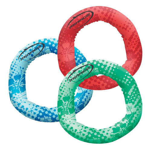 3pc Mirage Dive Rings Kids Outdoor Water Toy Set Multicoloured