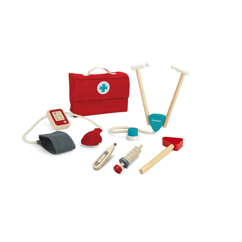 Plan Toys Doctor Set Kids/Childrens Toy Playset 3+