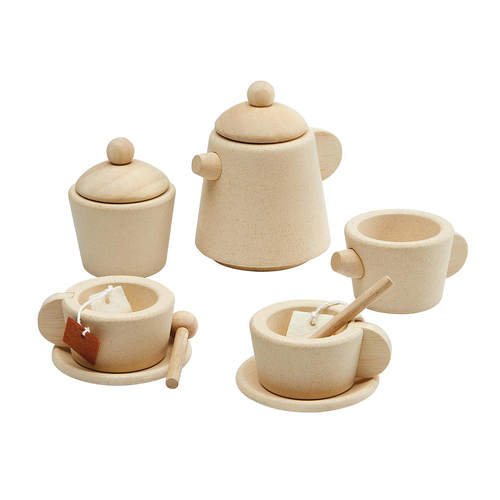 PlanToys Tea Set Kids/Childrens Fun Toy Playset 2+
