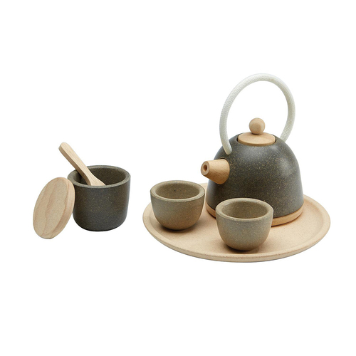 Plan Toys Oriental Tea Set Kids/Childrens Toy Playset 3+