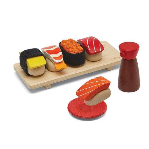 PlanToys Wooden Sushi Set Kids/Children Pretend Play Toy 2y+