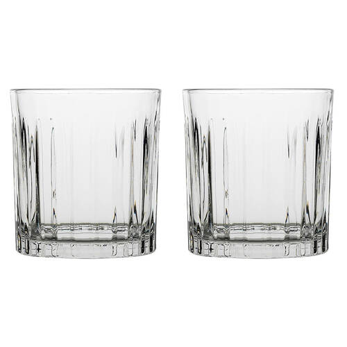 2x 6pc Porto Peyton Soda Lime Glass Tumblers Drinkware Set 280ml Clear