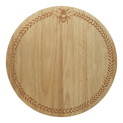 Porto Lefromage 30cm Wooden Round Cheese Board - Natural