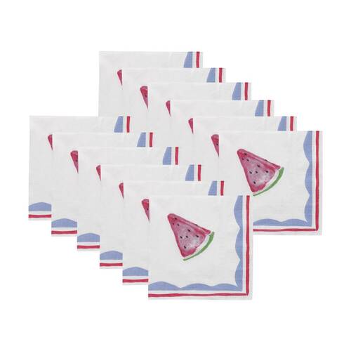 12x 20pc Porto Fiesta Paper Napkin Dinner Party Serviette Watermelon