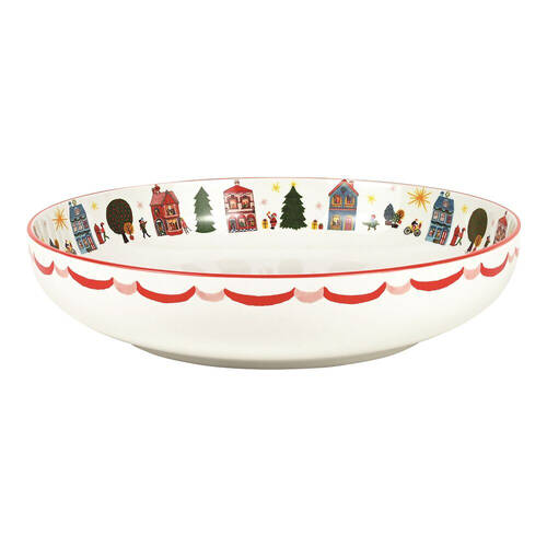 Porto Night Before Porcelain Dish Serving Bowl 32cm - Avenue