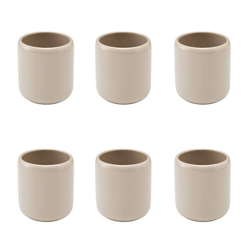6PK Porto Reactive Glaze Stoneware Hamilton Bathroom Storage Tumbler Blush