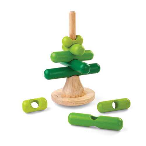 Plan Toys Stacking Tree Kids/Childrens Toy Playset 2+