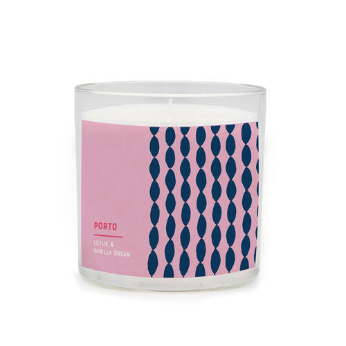 Porto Illumina 425g Scented Wax Candle Lotus & Vanilla Dream