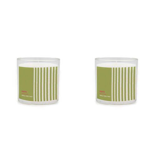 2PK Porto Illumina 425g Scented Wax Candle Lime & Yuzu Twist Home Fragrance
