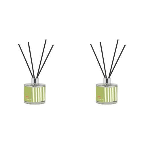 2PK Porto Illumina 200ml Diffuser Lime & Yuzu Twist Home Fragrance