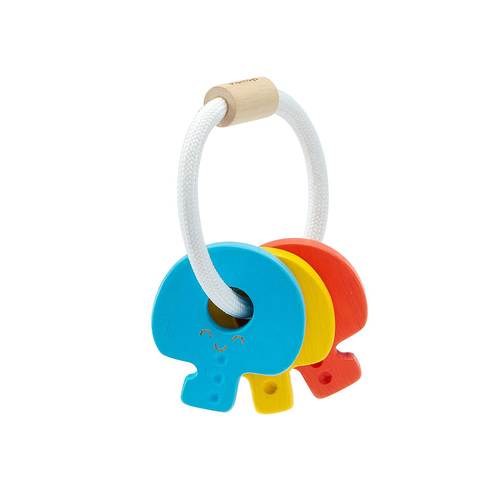 Plan Toys Baby Key Rattle Kids/Childrens Toy Playset 0m+