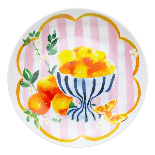 Porto Porcelain Positano Round Serving Platter Plate 30cm Fruit Bowl