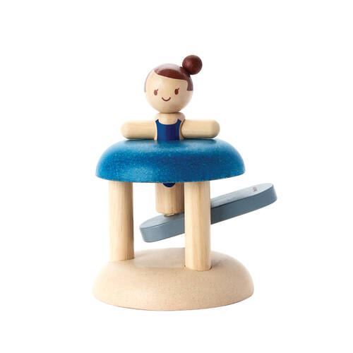 PlanToys Jumping Gymnast Kids/Children Wooden Toy 12m+