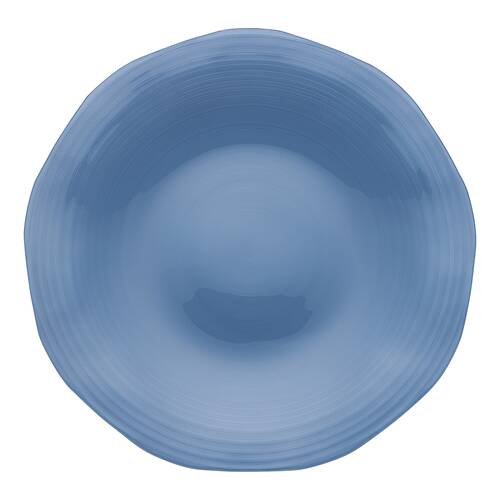 Porto High Gloss Campania Soda Lime Glass Serving Platter 31cm Coast