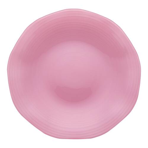 Porto High Gloss Campania Soda Lime Glass Serving Platter 31cm Rose