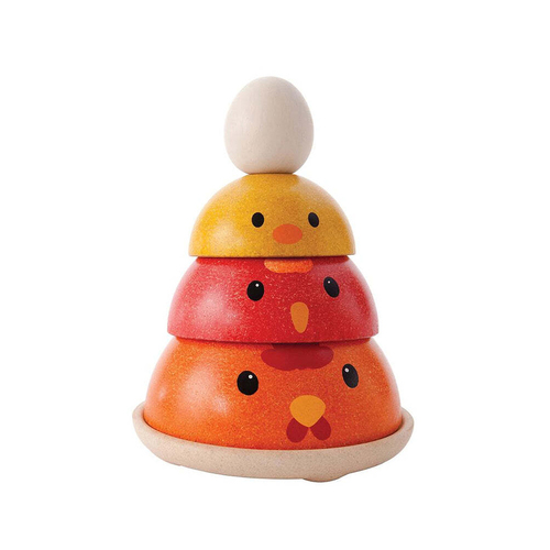 Plan Toys Chicken Nesting Kids/Childrens Toy Playset 12m+