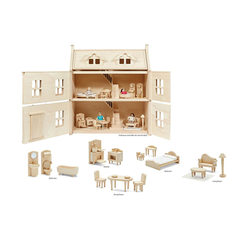 Plan Toys Victorian Furniture Set Kids/Childrens Toy Playset 3+