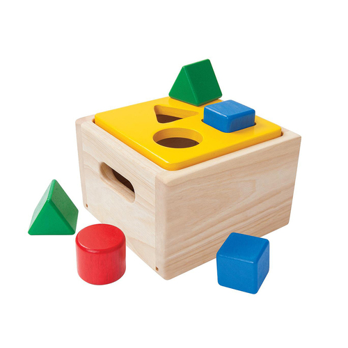 Plan Toys Shape & Sort It Out Kids/Childrens Toy Playset 12m+