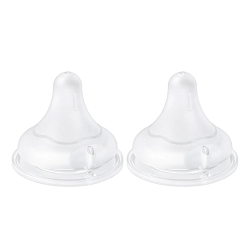 2pc Pigeon SofTouch III Peristaltic Plus Teat L Baby/Toddler 6m+