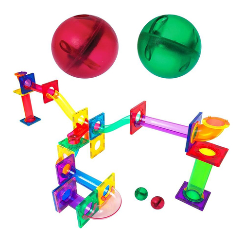 40pc Picasso Tiles Kids Marble Run Building Blocks Set 3y+