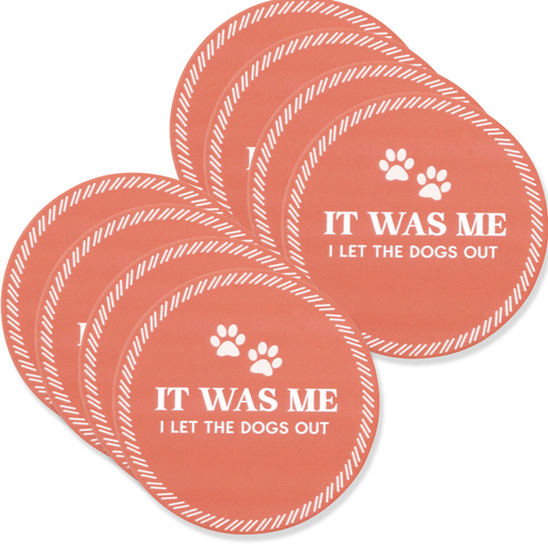 8PK Splosh Pet Lovers It Was Me Ceramic Coaster 10.5cm