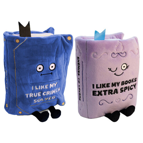 Punchkins Book True Crime Solved & Extra Spicy Stuffed Plush Cuddle Toys