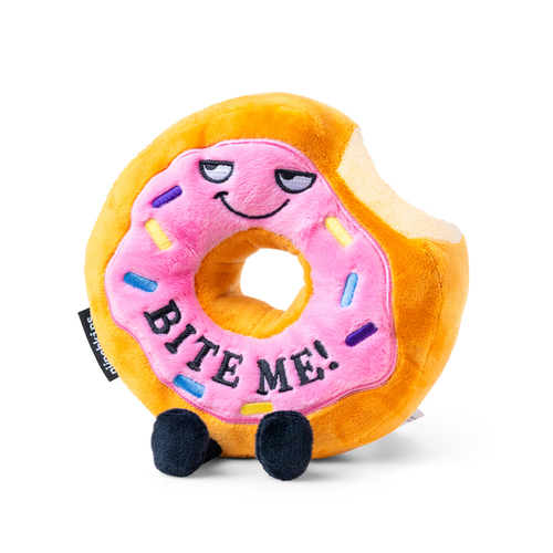 Punchkins Bite Me Donut Plush Stuffed Soft Toy 17cm
