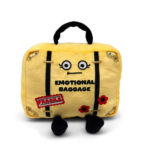 Punchkins Suitcase Emotional Baggage Plush Toy - Yellow 3y+