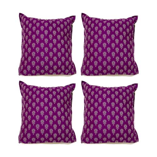 4PK KAS Australia Jaipur Euro Pillowcase European Style 100% Cotton Multi-colour