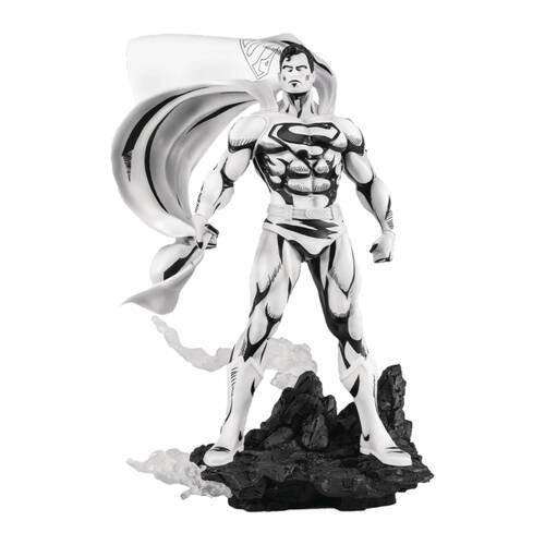 Superman John Byrne Black & White PVC 1:8 Scale Statue 12in