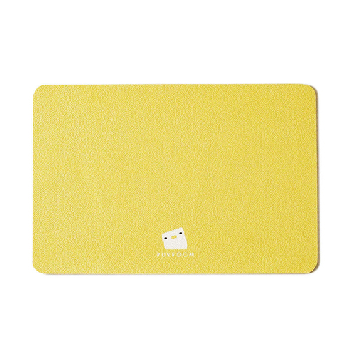 Purroom 45cm Dinning Mat Dog/Cat Feeding Pad Chick - Yellow