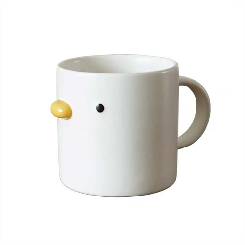Purroom 9cm/400ml Ceramic Coffee/Tea Mug Chick - White