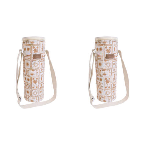 2x LVD Polyester Wine/Beverage Cooler Insulated Travel Bag 12x33cm Postcard