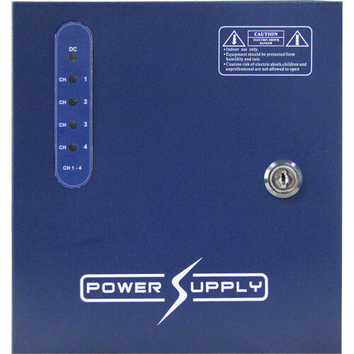 4 WAY 12V DC 5A POWER SUPPLY WITH PFC SURGE PROTECTION