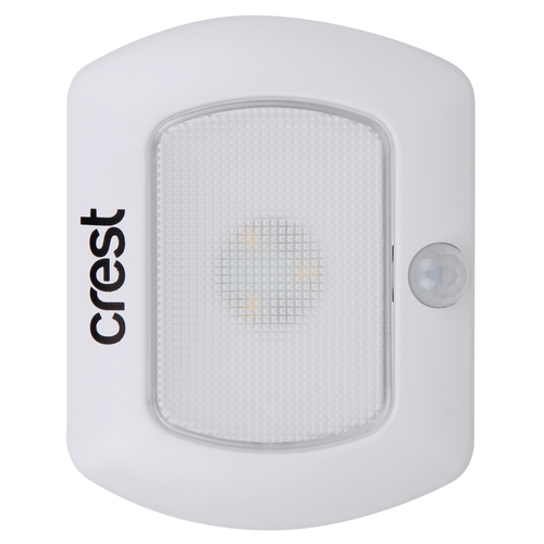 Crest Rechargeable LED Light Compact w/ Motion Sensor - White