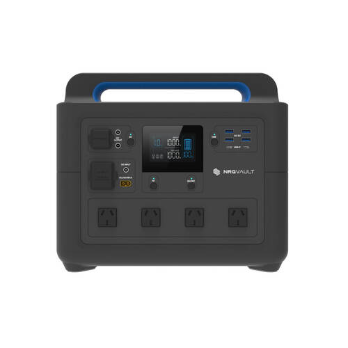 NRG Vault PV1500 1500W Portable Solar Power Station LiFePO4 Durable Battery