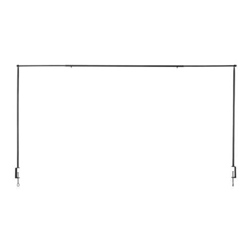 Esschert Design Table Clamp & Display Rail Indoor Outdoor 221.5cm Black