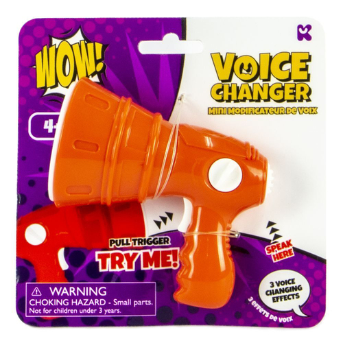 Pocket Money 15cm Mini Voice Changer Kids Fun Toy 4y+ Red